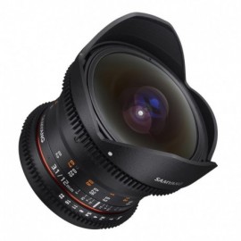 Samyang 12mm T3.1 Fisheye VDSLR compatible avec Canon EF