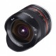 Objectif Fisheye Samyang 8mm F2.8 Fuji X Noir