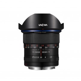 VE1228N, objectif grand angle, Monture Nikon, focale 12mm, ouverture F2.8, mise au point manuelle MF (pas d'autofocus)