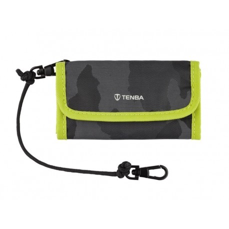 Tools Reload SD 9 Card Wallet Noir Camo Lime TENBA