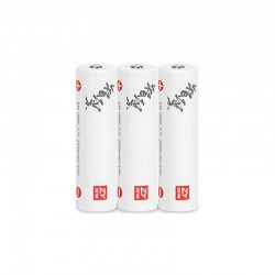 Zhiyun ZYBACR Jeu de 3 batteries 18650 Lithium Capacité 2600mAh